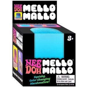 VIRAL Nee Doh Mello Mallo BLUE Squishy Toy